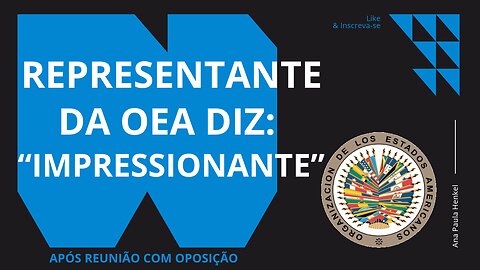 Representante da OEA, PEDRO VACA, se diz IMPRESSIONADO com DENÚNCIAS apresentadas