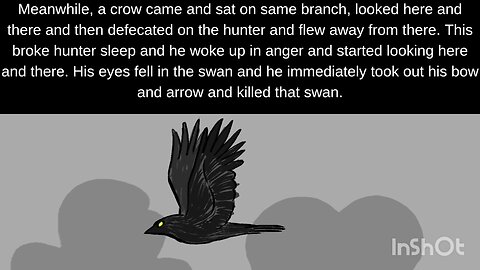 English stories The swan and crow story about impact on one,s company.