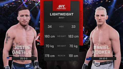 UFC 313 Justin Gaethje Vs Dan Hooker Lightweight Bout