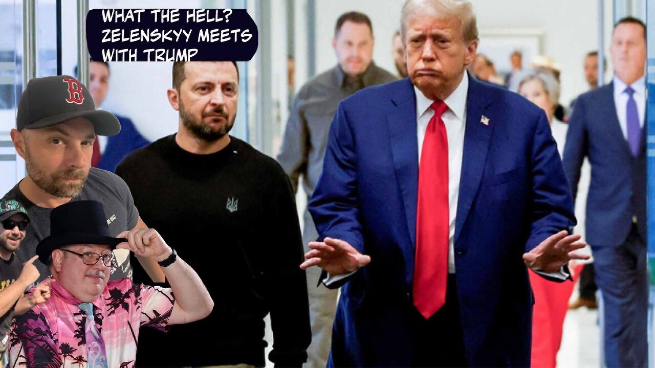 WHAT THE HELL? Zelenskyy meets with Trump
