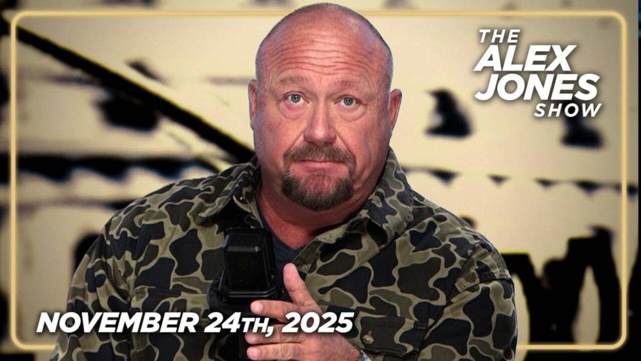 THE ALEX JONES SHOW - 11/24/2025: Files Turned Over By Epstein Family Confirm He Was A Spy Master Working For At Least THREE Governments! PLUS, Democrats Intensify Call For Violent Revolution & Trump Greenlights Venezuela Attack! FINALLY, Leader Of Th