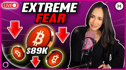 BITCOIN JUST BOTTOMED AT $89K WHILE EXTREME FEAR IN STOCK MARKET