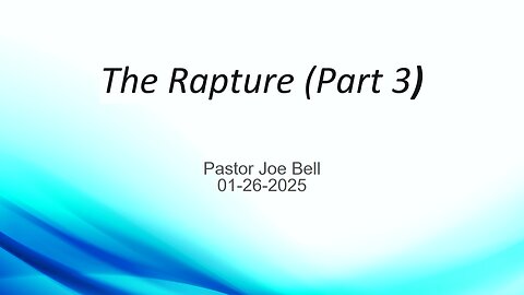 Rapture Series Part 3