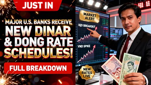 JUST IN — Major U.S. Banks Receive New Dinar & Dong Rate Schedules! 📄🏦💰 💥 Iraqi Dinar News 2025