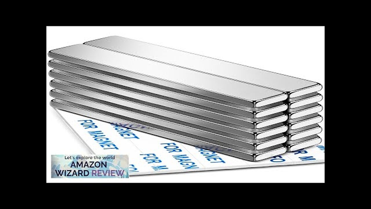 DIYMAG Powerful Neodymium Bar Magnets Heavy Duty Magnets with Double-Sided Adhesive Rare Review