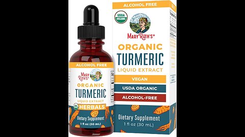 Organic Turmeric Liquid Extract by MaryRuth's
