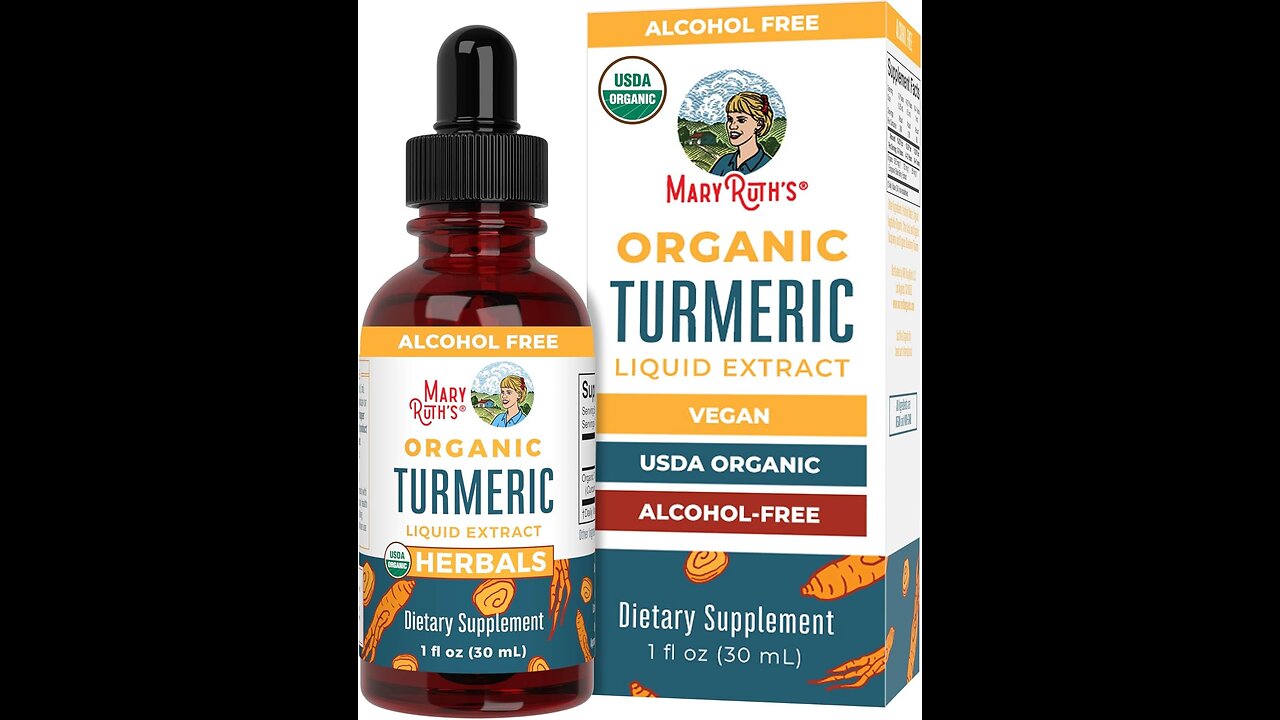 Organic Turmeric Liquid Extract by MaryRuth's