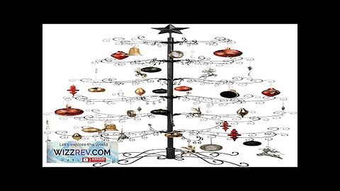 Best Choice Products 6ft Wrought Iron Ornament Display Christmas Tree w/Easy Assembly Review