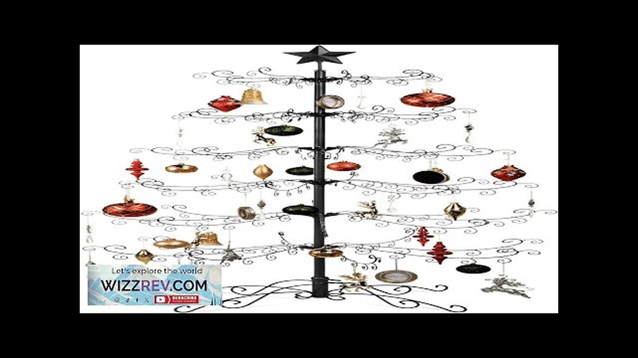 Best Choice Products 6ft Wrought Iron Ornament Display Christmas Tree w/Easy Assembly Review