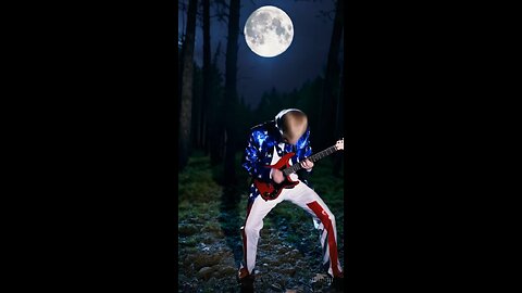 Donald Trump barks at the moon.