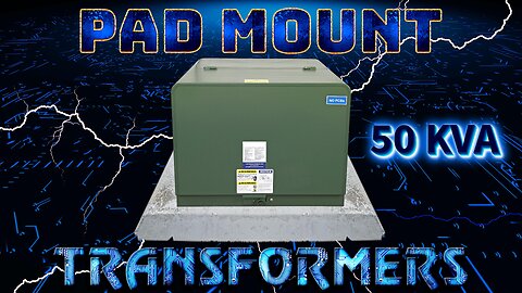 50 KVA Pad Mount Transformer - 12470Y/7200 Grounded Wye Primary Liquid Filled