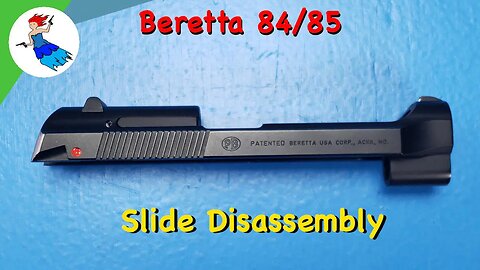 BERETTA CHEETAH // How to Disassemble the Beretta 84FS Cheetah, Beretta 85FS Cheetah of Beretta 81