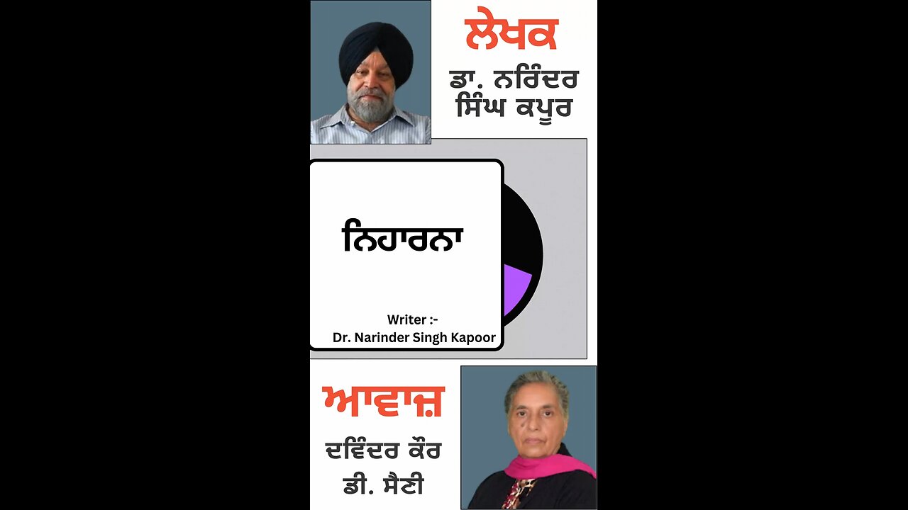 ਨਿਹਾਰਨਾ || By: Dr. Narinder Singh Kapoor