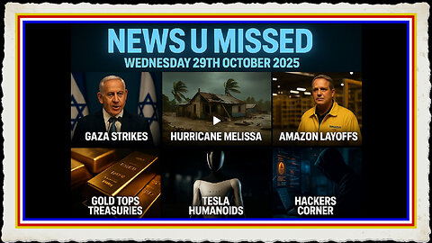 NEWS U MISSED WITH PAUL BROOKER DREW DEMI WEDNESDAY 29TH OCTOBER 2025