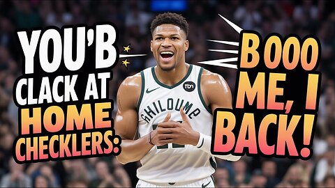 Giannis Antetokounmpo CLAPS Back at Home Crowd Hecklers: You Boo Me, I Boo Back!