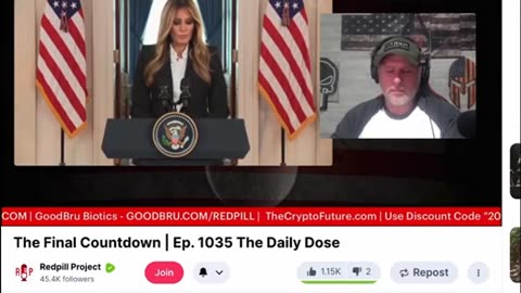 Melania - "back channels open" ..