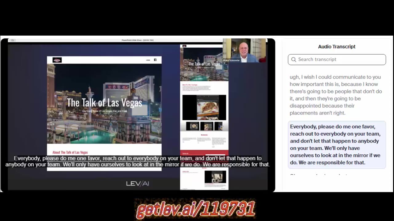 The ease of creating websites using LEV AI