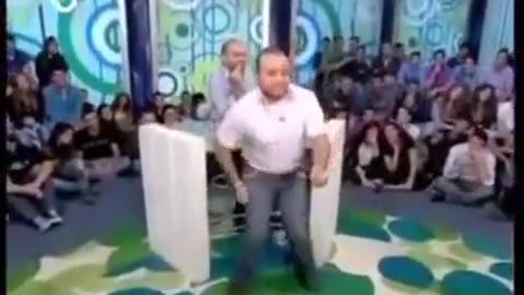 This man participated in a competition where contestants had to tell a funny story "only by actions"