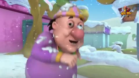 Motu Patlu की Snowman से लड़ाई _ Motu-Patlu