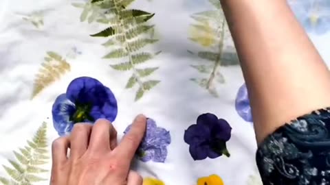 🌸 Floral Hammer Art 👕 | Botanical Imprint DIY