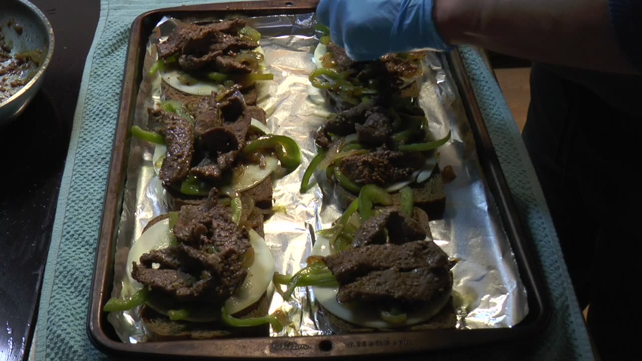 Open Face Steak Sandwich