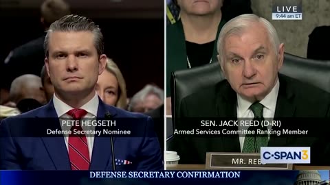 Sen. Jack Reed Goes After Hegseth on 'Sexist' and 'Racist' Remarks🤔