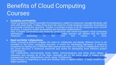 Upgrade Your Career with a Cloud Computing Certification Course