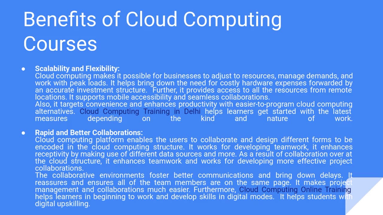 Upgrade Your Career with a Cloud Computing Certification Course