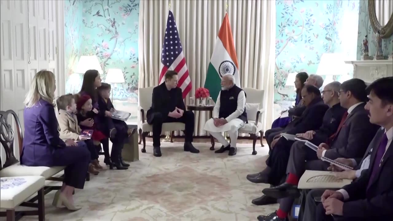 India's Modi meets Tesla CEO Musk in Washington