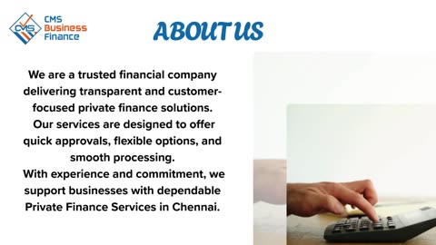 Is CMS Business Finance the Best Choice for Private Finance Services in Chennai?