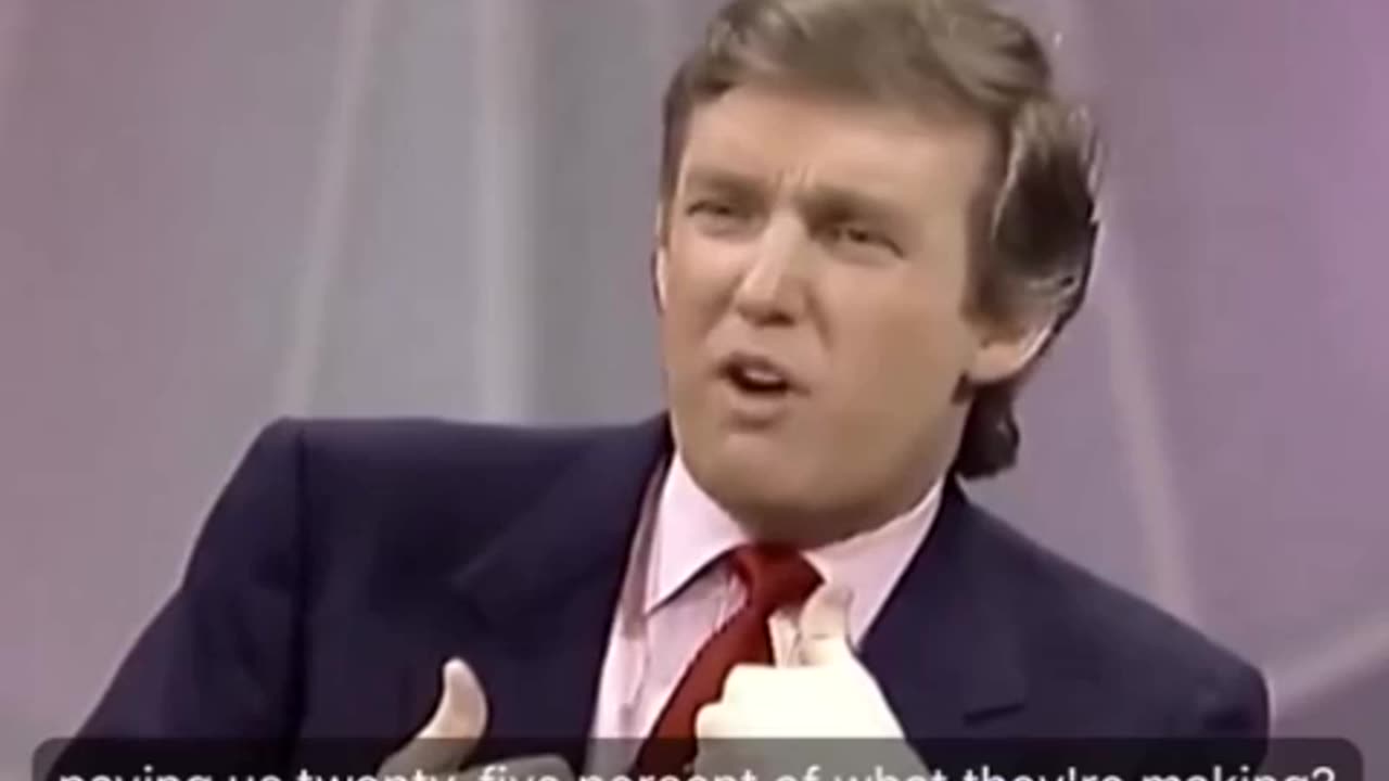 Before the Donald was the president they all loved him!