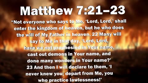 Not Everyone Will Make It Into Heaven