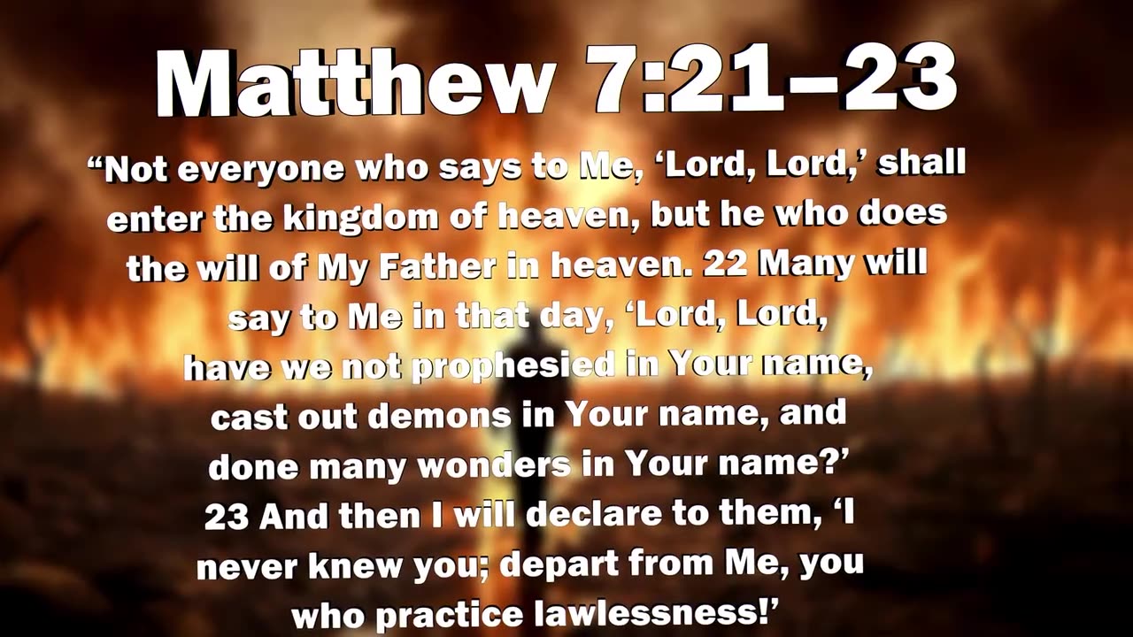 Not Everyone Will Make It Into Heaven