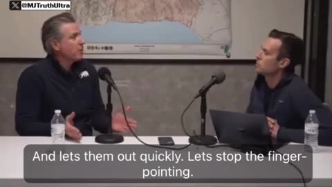 Gavin Newsome wants everyone to stop the finger pointing…