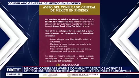 The Mexico Government is now actively warning illegals in America of locations Arizona