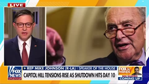 Mike Johnson Reveals Democrats Plan to Keep Government Closed Until AFTER "No Kings" Protest in DC