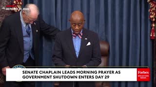 Senate Chaplain Leads Morning Prayer As Government Shutdown Enters Its 29th Day