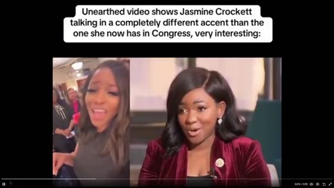 Which one is the real Jasmine Crockett Democrat Fool, Actress ?