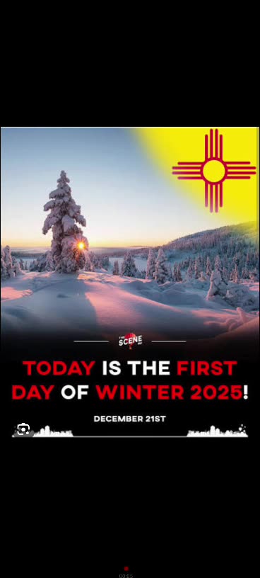 today first of day of winter winter solstice 2025 ❄️12/22/25
