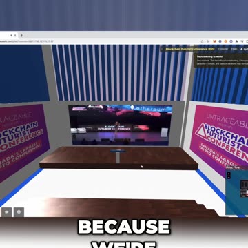 Crypto - #Gemach DAO #Shorts - Vitalik Buterin in Gemach DAO Metaverse at Futurist 2022 in Toronto