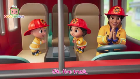 Fire Truck Song 🚒 | Dance with Dad & JJ | Let's Move with CoComelon Nursery Rhymes & Kids Songs