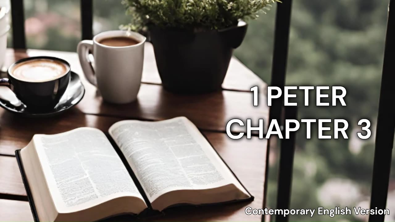 The Book of 1st Peter Chapter 3 | CEV | Faith | Audio | Daily Bible Reading