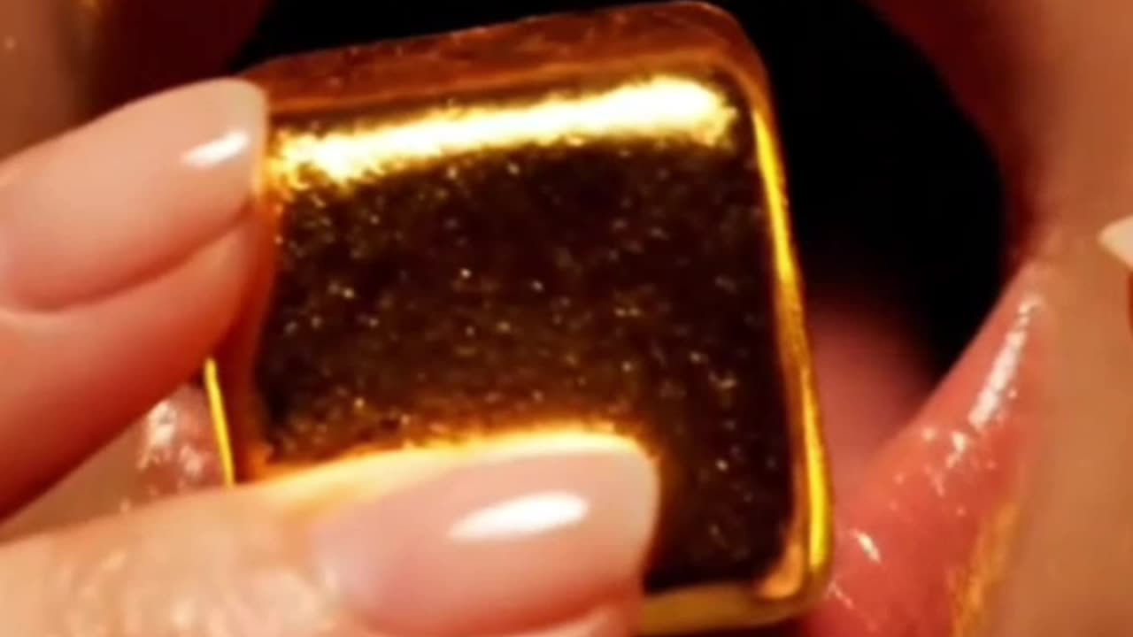 Asmr. Eat gold