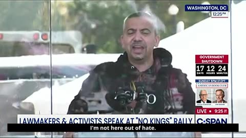 No Kings Speaker Mehdi Hasan Takes Brutal Shot At Trump And His ‘Immigrant’ Wives During Rally