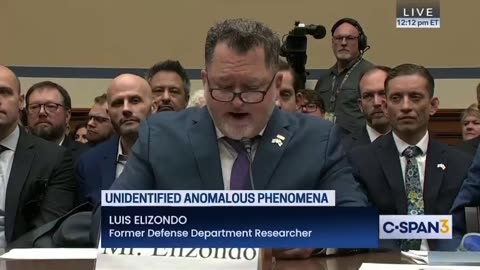 Lue Elizondo’s testimony at the House Oversight #UAPHearing