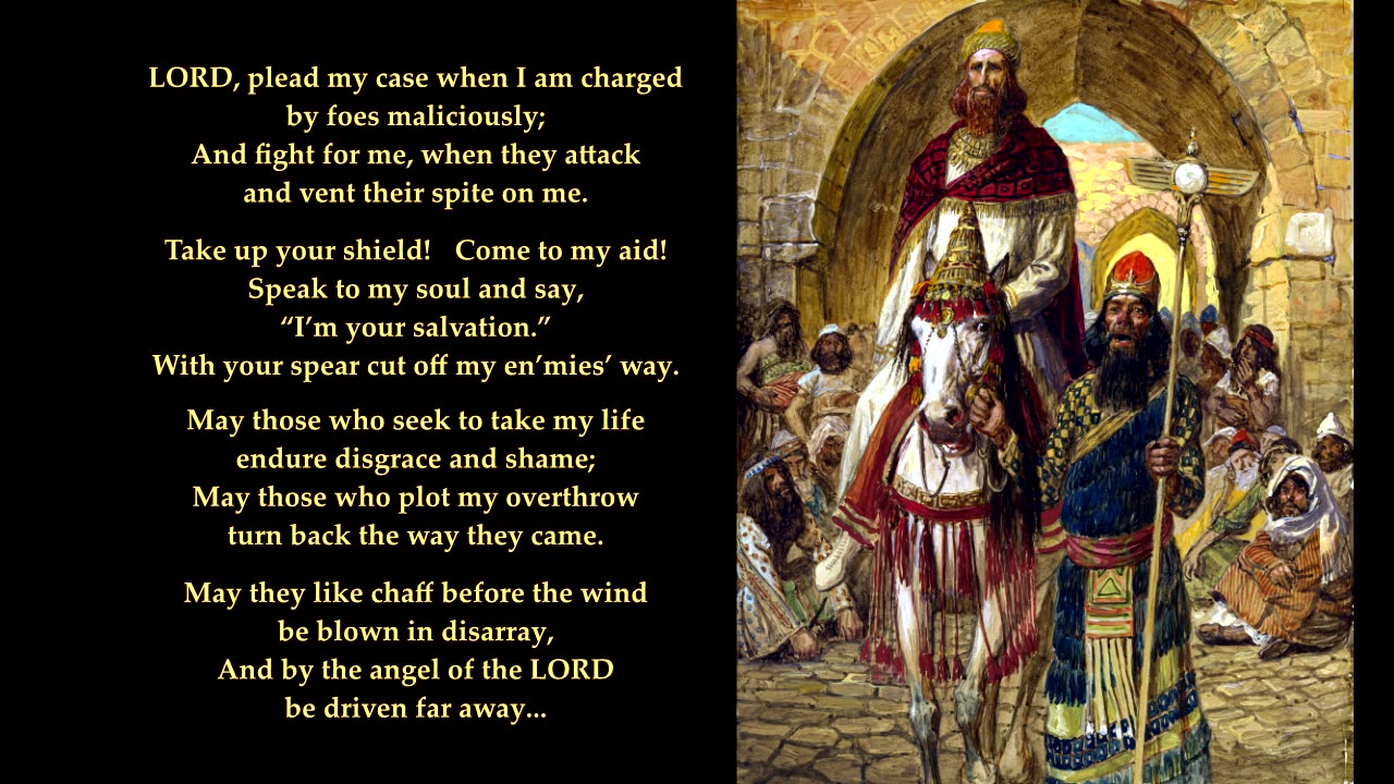 Psalm 35: 1-5 of 28. Tune: St. Andrew