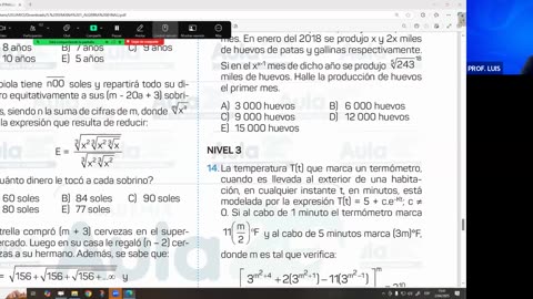 AULA 20 REGULAR 2026 - 1 | Semana 01 | Álgebra
