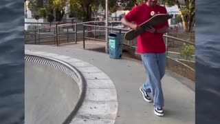 Bro got a skateboard