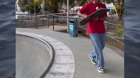 Bro got a skateboard