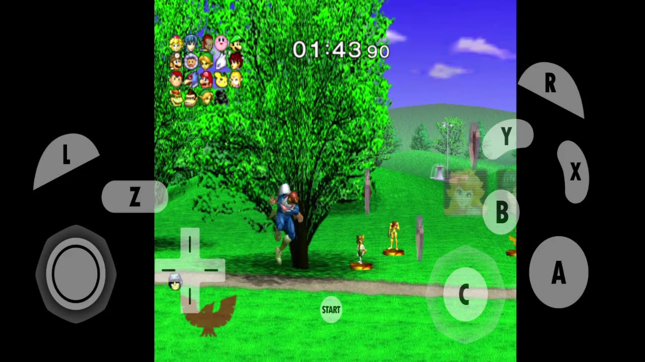 Super Smash Bros Melee All Star Mode With Captain Falcon (Very Easy Mode)